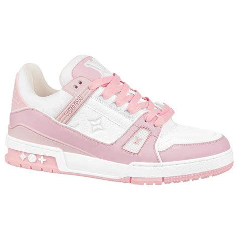 louis vuitton sneakers women pink|louis vuitton trainer sneaker pink.